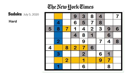 new york times web sudoku